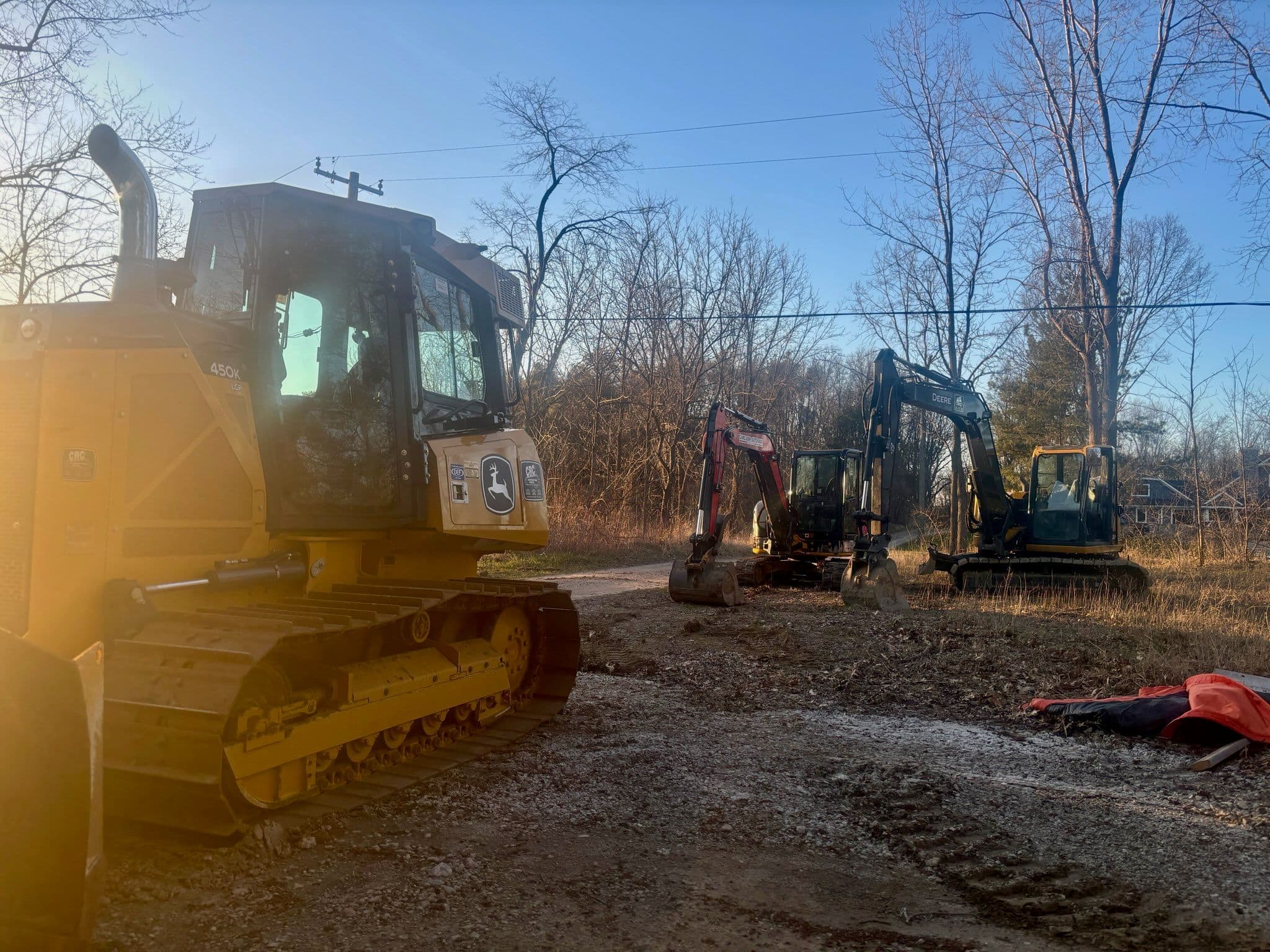 Project Preparing for Land Clearing and Pond Project image